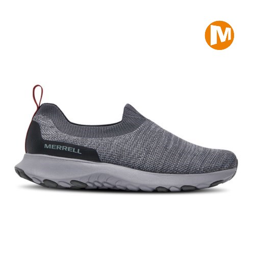 Pánské Tenisky Merrell Cloud Moc Knit Šedé (CZ. LAZDX)